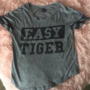 “Easy tiger” zumiez t shirt
